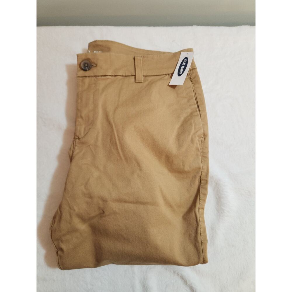 Old Navy NWT Pants Womens 8P 8 Petite Beige Tan Dress Boot-Cut Work Business